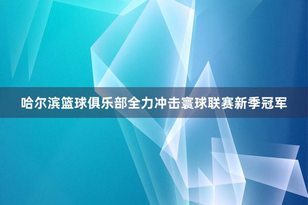 哈尔滨篮球俱乐部全力冲击寰球联赛新季冠军